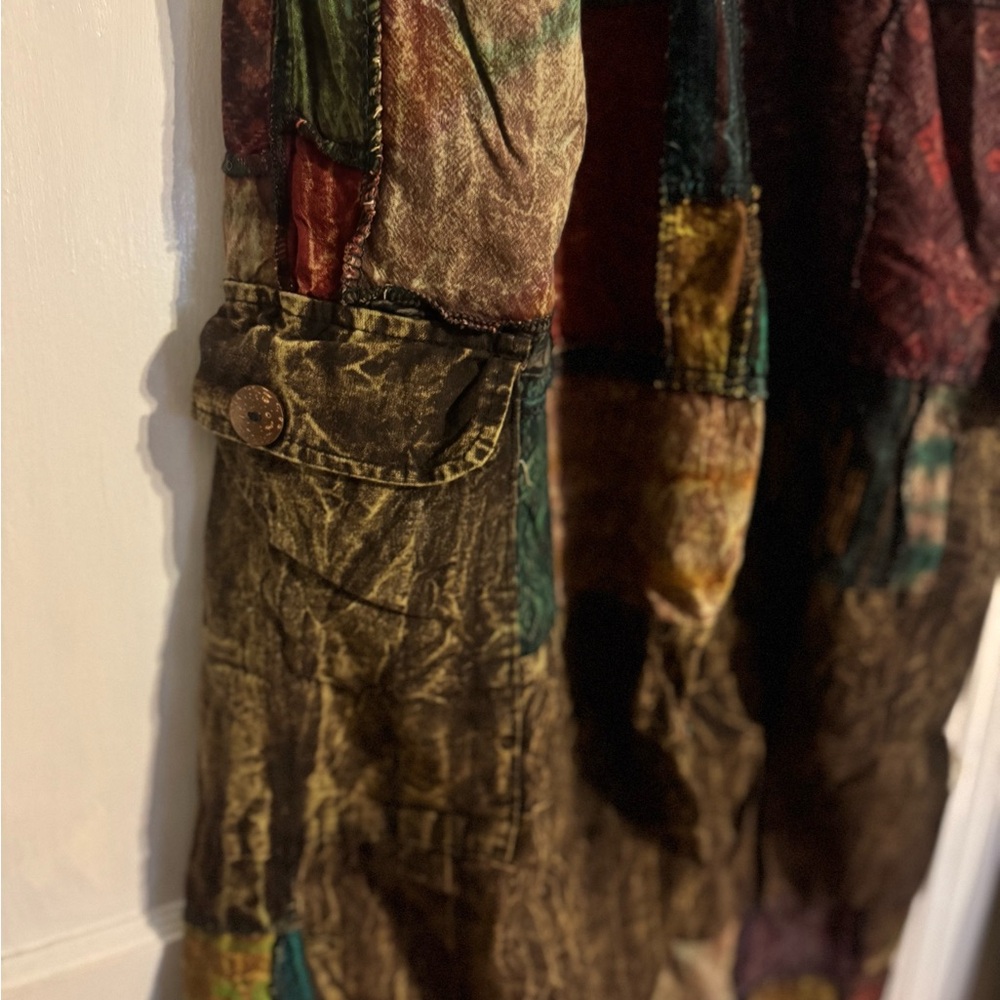 Authentic Vietnamese Patchwork Multicolor Boho Pa… - image 4